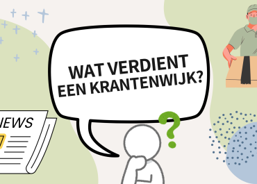 Krantenwijk - Folders of kranten? - de bijbaan uurloon vergelijking