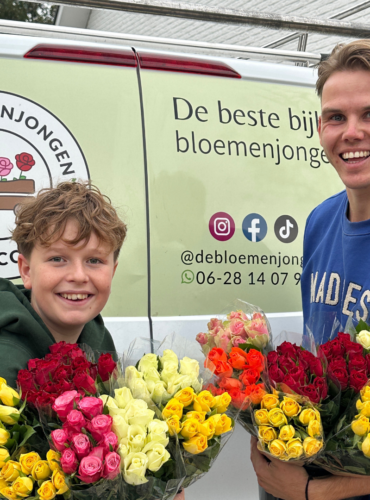 bloemenverkoper vanaf 13 jaar met een bloemenwijk als bijbaan