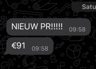 Whatsapp resultaat van een verkoper met zijn bloemenwijk